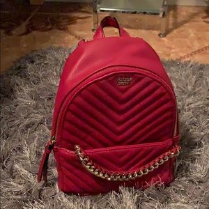 Red mini victoria secret backpack